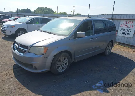 2013 Dodge Grand Caravan Crew из США, поврежденный, VIN 2C4RDGDG9DR628873